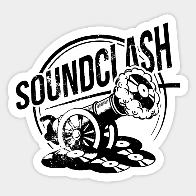 What's a sound clash without a vintage vinyl canon? Sticker by Jomi